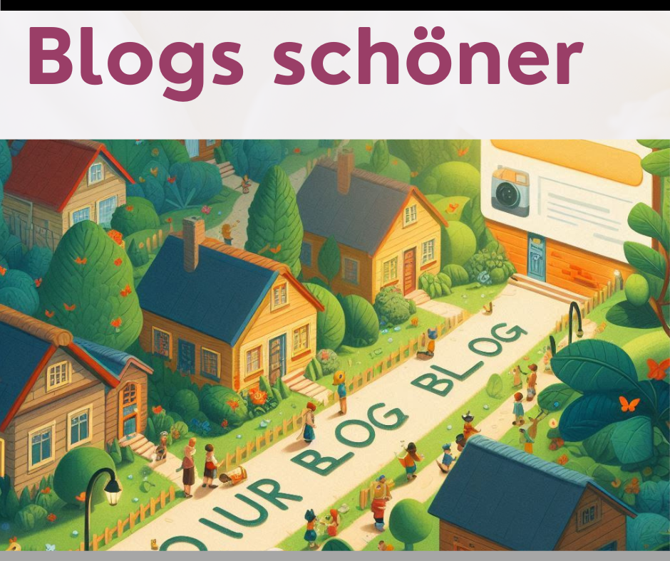 Unser Blog soll schöner werden